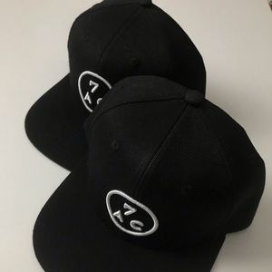 🔥 matching classic Black Logo SnapBack Hat caps couple